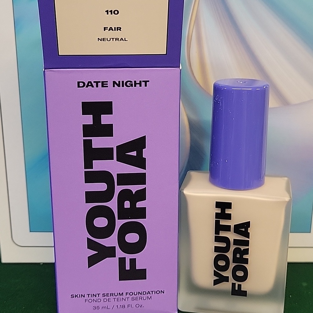 Youthforia Skin Tint Serum Foundation 110 Fair 35ml New Bottle In Box